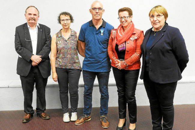 Remise médaille Gérard Le Pape